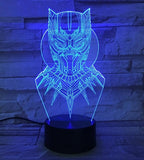 3D LED Black Panther