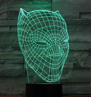 3D LED Black Panther