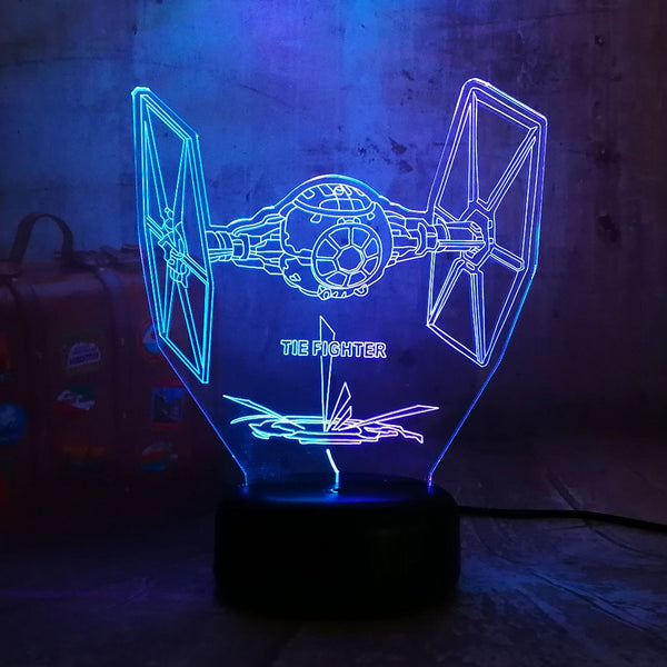 LED 3D Night Light Star War