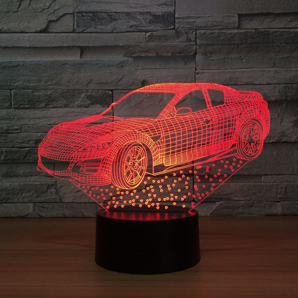 3D Lamp Super Fast Design Car